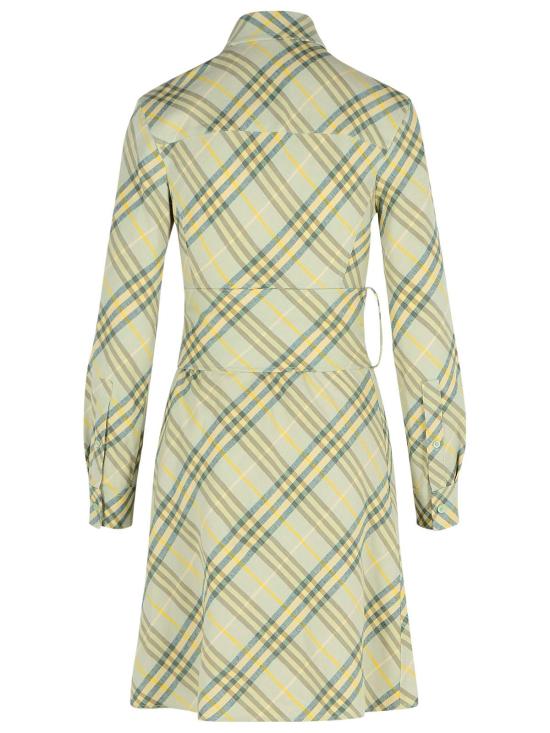 25SS 버버리 미디 원피스 8103524C1788 Green - BURBERRY