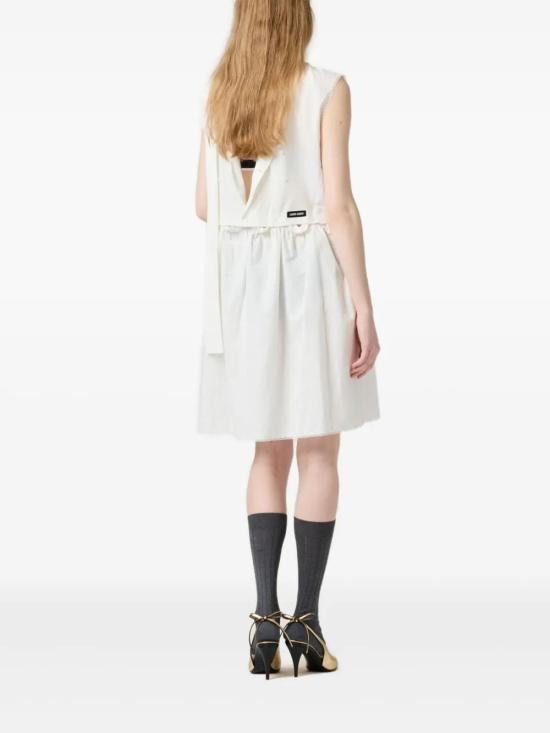  미우미우 숏 원피스 MF5780SOOO163M F0009 BIANCO - MIU MIU