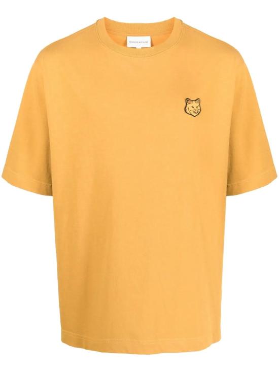  메종키츠네 반팔 티셔츠 LM00107KJ0119 mustard