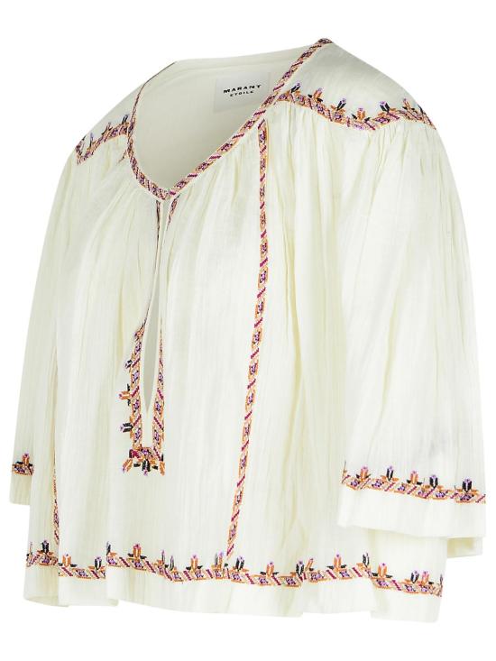 25SS 이자벨마랑에뚜왈 블라우스 HT0576FA C1J11EECOE Beige - ISABEL MARANT ETOILE