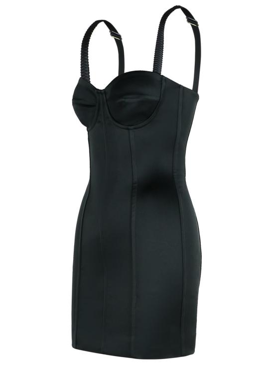 25SS 돌체앤가바나 숏 원피스 F6CLMT FURHMN0000 Black - DOLCE & GABBANA