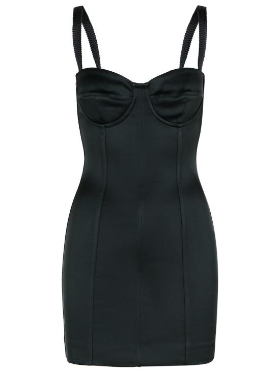 25SS 돌체앤가바나 숏 원피스 F6CLMT FURHMN0000 Black