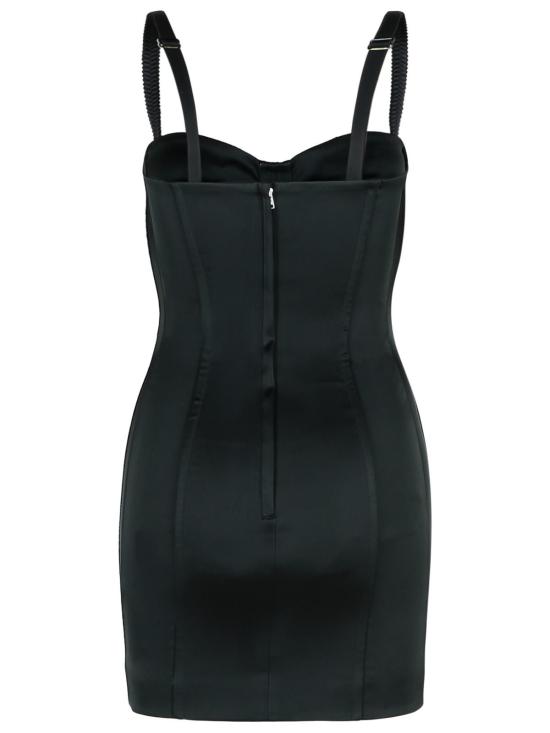 25SS 돌체앤가바나 숏 원피스 F6CLMT FURHMN0000 Black - DOLCE & GABBANA