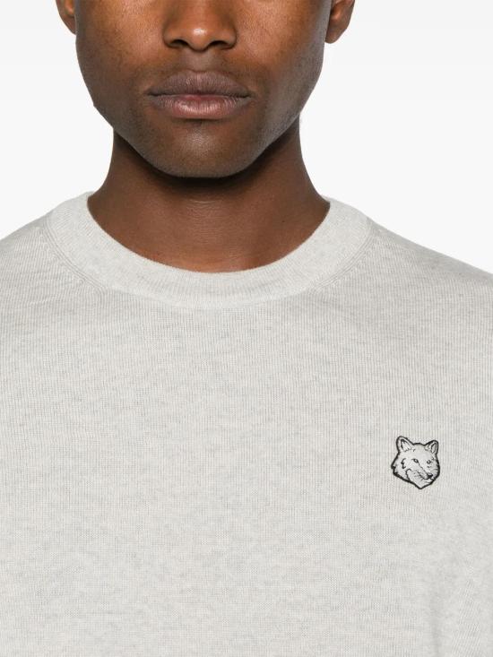  메종키츠네 스웨터 MM00815KT1036 grey - MAISON KITSUNE