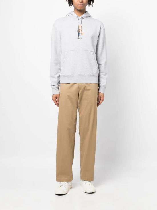  메종키츠네 후드 티셔츠 LM00304KM0001 grey - MAISON KITSUNE