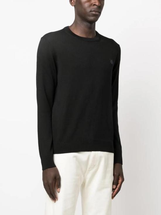  메종키츠네 긴팔 티셔츠 LM00811KT1036 black - MAISON KITSUNE