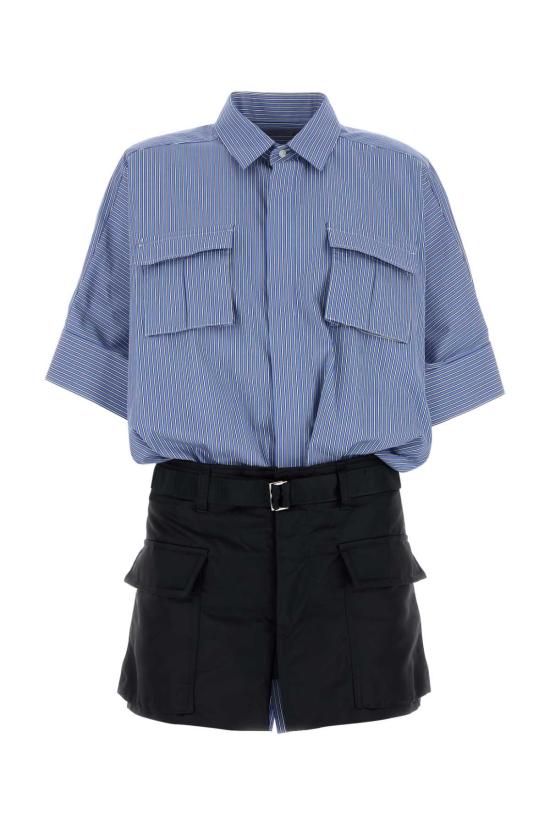 25SS 사카이 숏 원피스 2507743 422 Printed