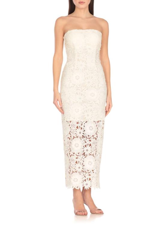 25SS 로테이트 바이 크리스텐슨 롱 원피스 113781857Egret Beige - ROTATE BY BIRGERCHRISTENSEN