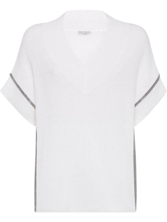 25SS 브루넬로 쿠치넬리 니트웨어 MOA718812 C159 BIANCO