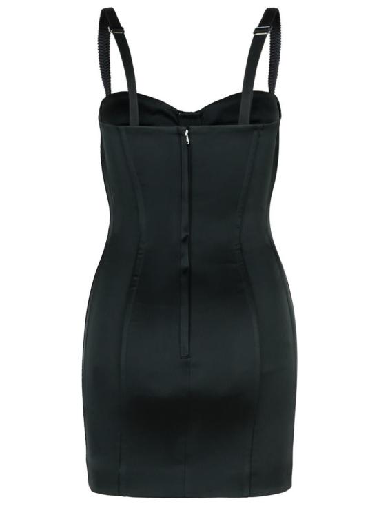 25SS 돌체앤가바나 숏 원피스 F6CLMT FURHMN0000 Black - DOLCE & GABBANA