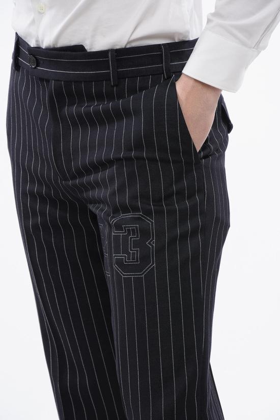  오프화이트 스트레이트 팬츠 OMCO033S24FAB0024747 Blue - OFF WHITE