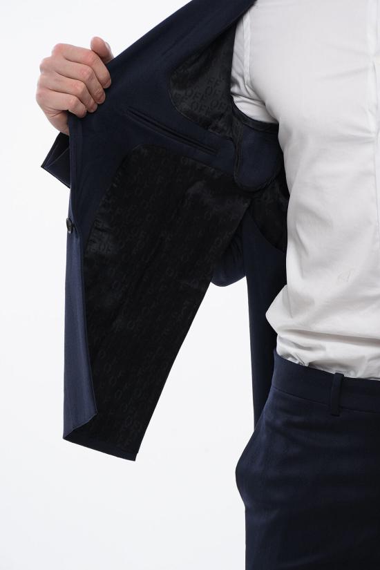  오프화이트 수트 자켓 OMEN077F23 FAB001 4700 Blue - OFF WHITE