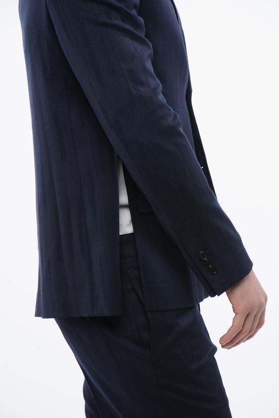  오프화이트 수트 자켓 OMEN077F23 FAB001 4700 Blue - OFF WHITE