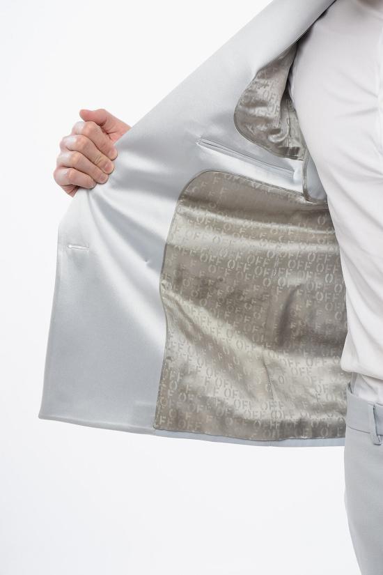  오프화이트 수트 자켓 OMEW002S24FAB0014040 Gray - OFF WHITE