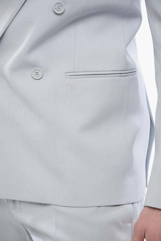  오프화이트 수트 자켓 OMEW002S24FAB0014040 Gray - OFF WHITE