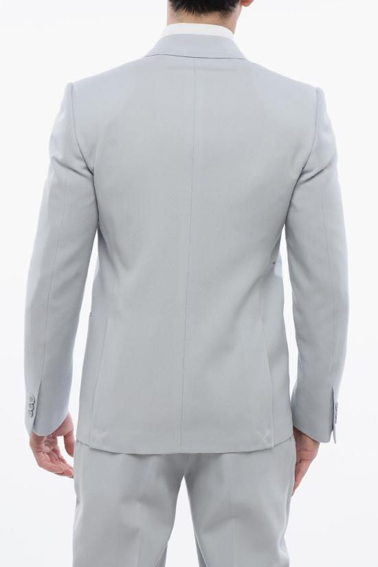  오프화이트 수트 자켓 OMEW002S24FAB0014040 Gray - OFF WHITE