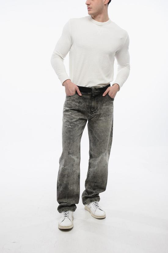  발망 데님 팬츠 CH1MI065 DE01 9FK Gray - BALMAIN