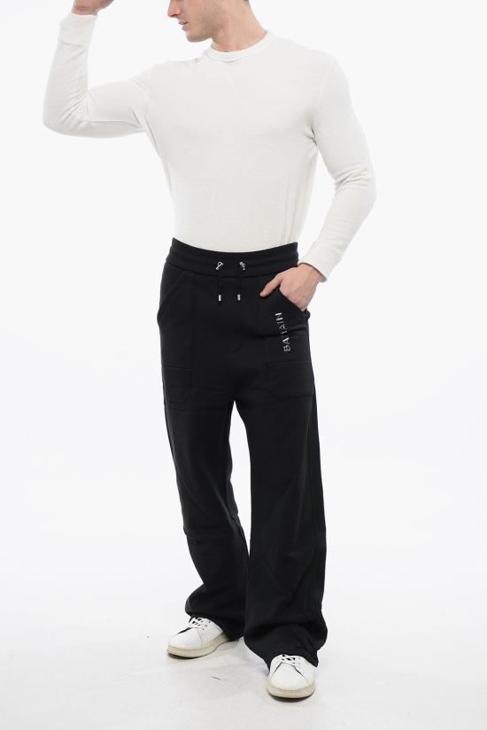  발망 스트레이트 팬츠 CH1OB214 BC61 EHR Black - BALMAIN