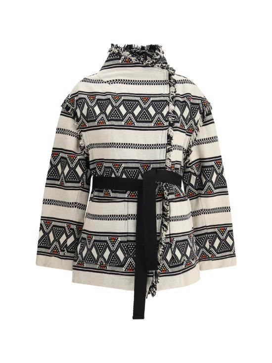 25SS 이자벨마랑에뚜왈 자켓 MA0199FAC1D03E ECBK MULTICOLOUR