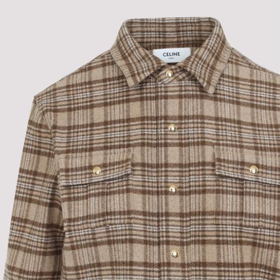 25SS 셀린느 블라우스/셔츠 2C97B225Z 98BC CRAIE BEIGE TOFFEE - CELINE