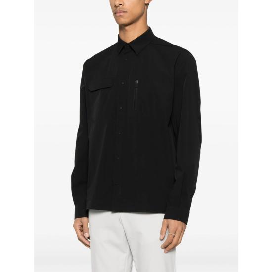 25SS 에르노 긴팔 셔츠 12691Z CM000004U 9300 BLACK - HERNO