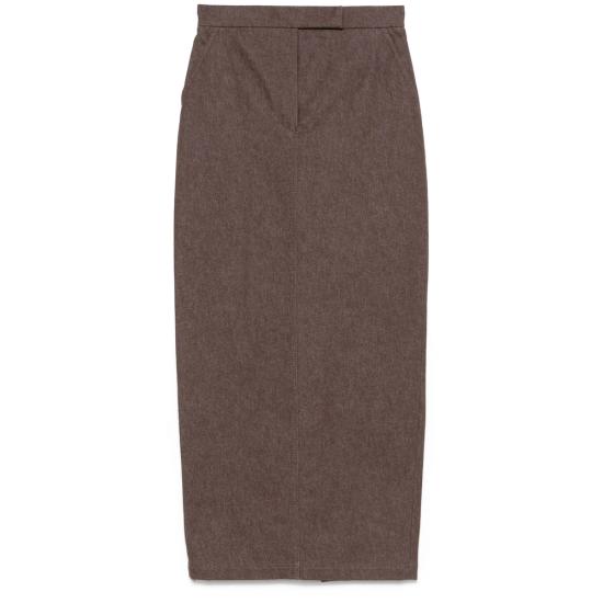 25SS 막스마라 미디 스커트 PIANOSA 742 002 BROWN