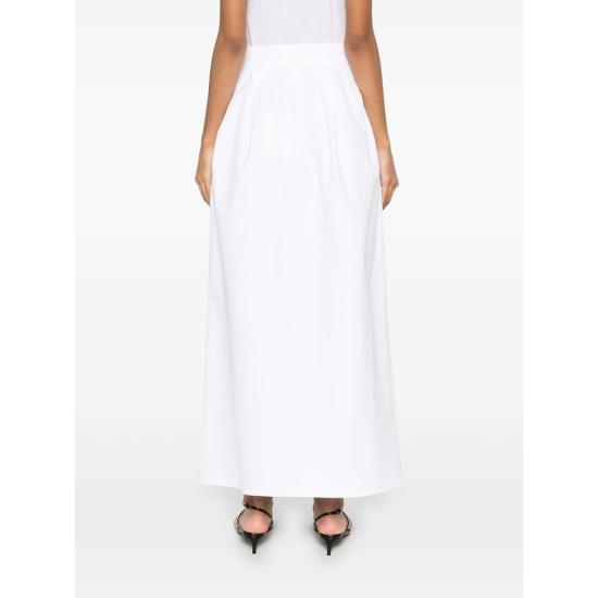 25SS 막스마라 롱 스커트 ALCADE1234 001 WHITE - MAX MARA