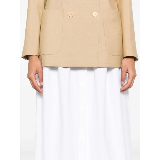 25SS 막스마라 롱 스커트 ALCADE1234 001 WHITE - MAX MARA