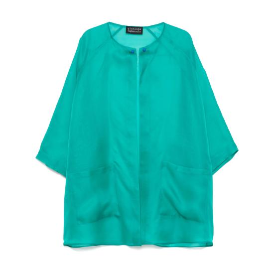 25SS 지안루카카페놀로 케이프 25EM334 600 3579 BLUE