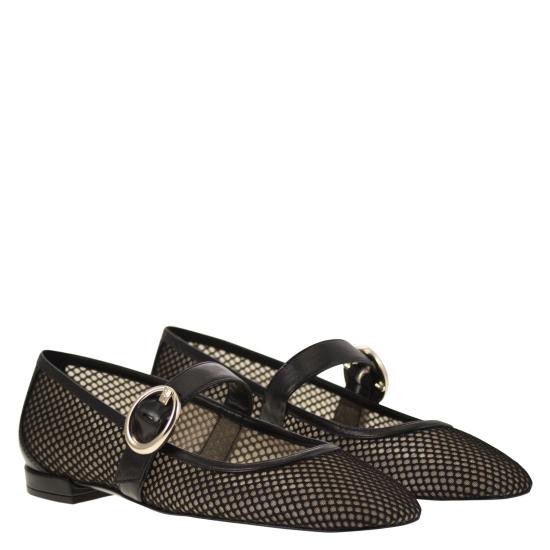 25SS 스튜어트 와이츠먼 플랫 슈즈 SK959 BLACK - STUART WEITZMAN