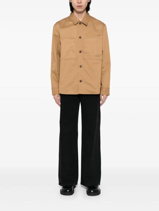  메종키츠네 긴팔 셔츠 MM00401WW0078P245 beige - MAISON KITSUNE