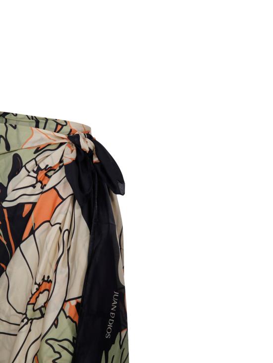 25SS JUAN DE DIOS 롱 스커트 RE2560002 NAV NAVY SAGE GLADIOLOS GARDEN - OTHER BRANDS