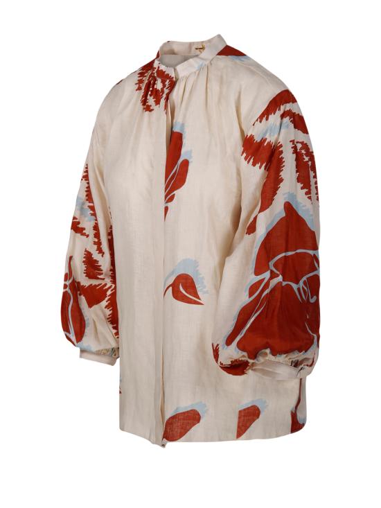 25SS JUAN DE DIOS 셔츠 RE2550176 ECR ECRU ORANGE GLADIOLOS - OTHER BRANDS