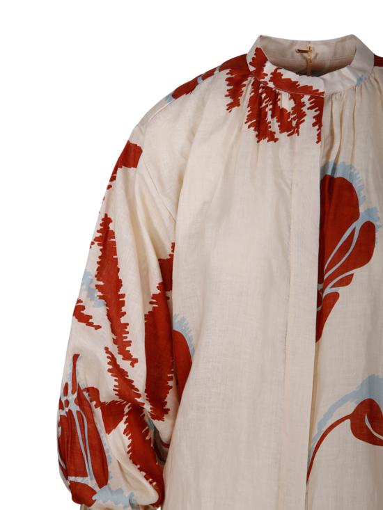 25SS JUAN DE DIOS 셔츠 RE2550176 ECR ECRU ORANGE GLADIOLOS - OTHER BRANDS