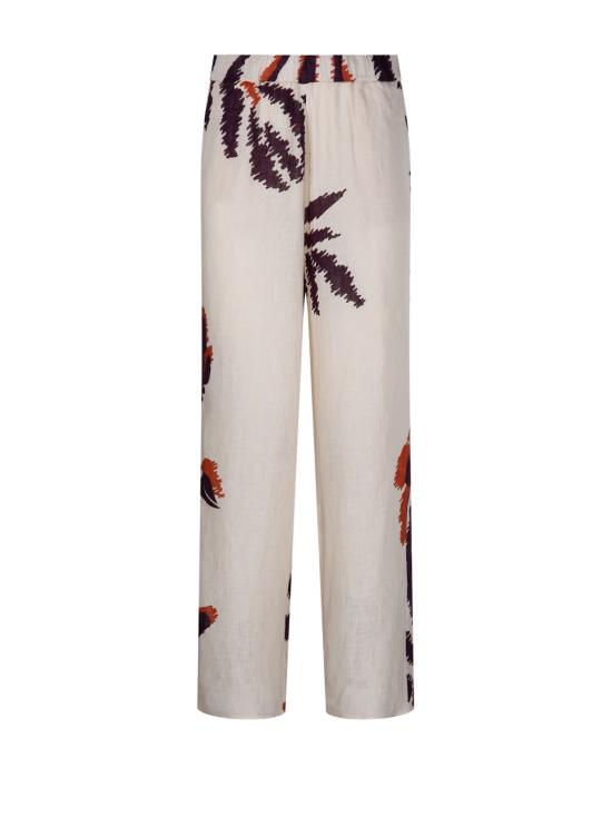 25SS JUAN DE DIOS 스트레이트 팬츠 RE2540029 ECR ECRU PURPLE GLADIOLOS