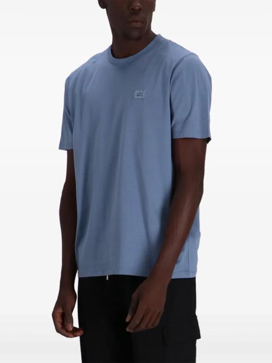  씨피 컴퍼니 반팔 티셔츠 17CMTS054A006374G blue - C.P. COMPANY