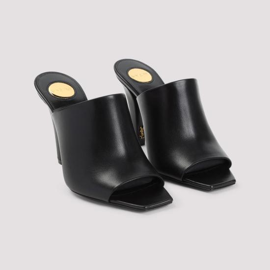 25SS 생로랑 힐/펌프스 818037 AADGZ 1000 Black - SAINT LAURENT