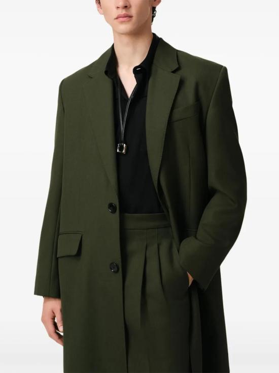  아미 코트 E25HCO011WV0068 olive green - AMI