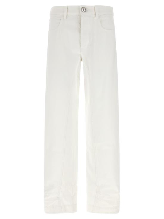 25SS 질샌더 데님 팬츠 J04KA0115J46463102 White