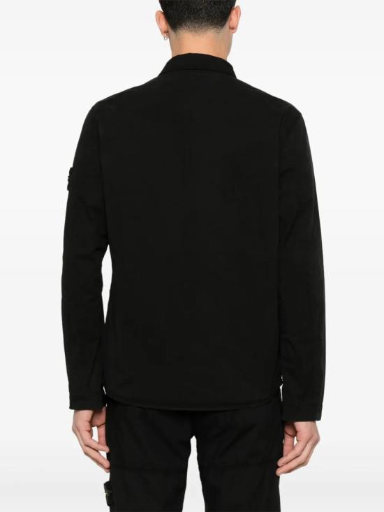  스톤 아일랜드 긴팔 셔츠 K1S151200033S0010 black - STONE ISLAND