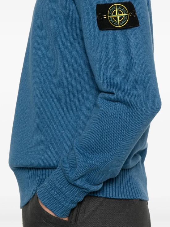  스톤 아일랜드 스웨터 8115506A2 blue - STONE ISLAND