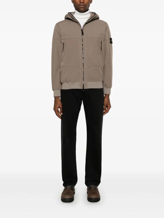  스톤 아일랜드 자켓 8115Q0322 walnut - STONE ISLAND