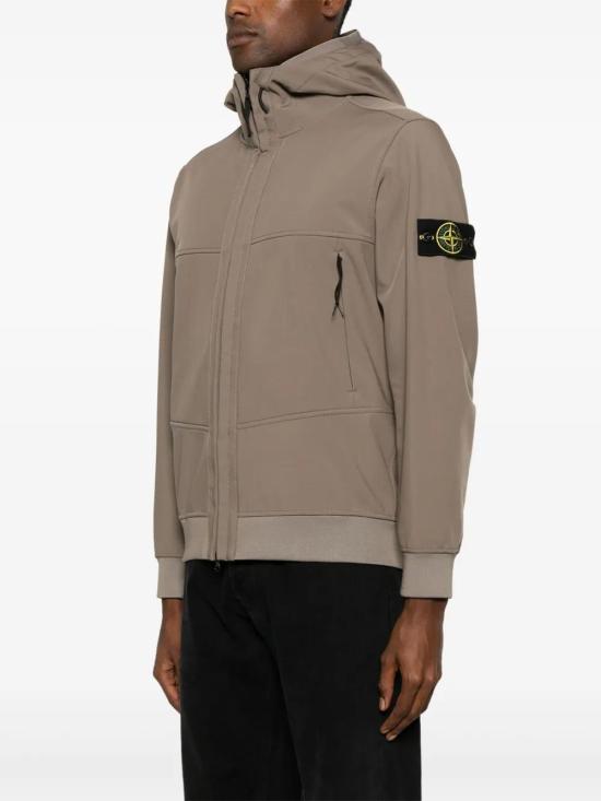  스톤 아일랜드 자켓 8115Q0322 walnut - STONE ISLAND