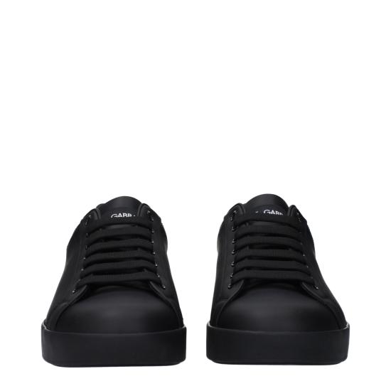 26SS 돌체앤가바나 카프스킨 포르토피노 스니커즈 CS1772A106580999 - DOLCE & GABBANA