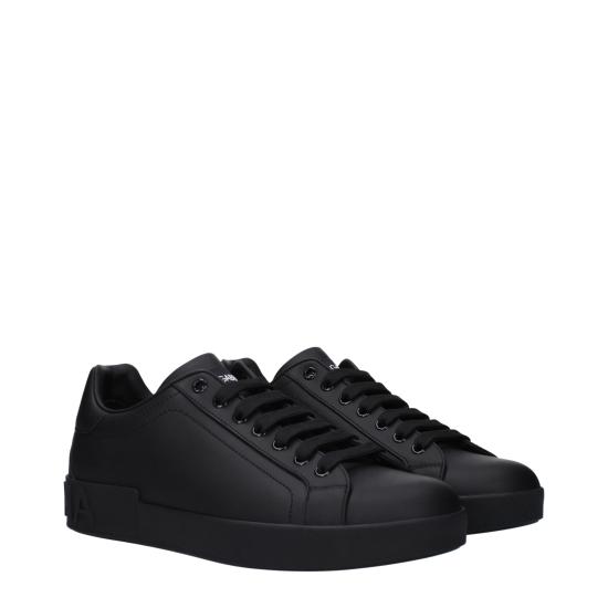 26SS 돌체앤가바나 카프스킨 포르토피노 스니커즈 CS1772A106580999 - DOLCE & GABBANA