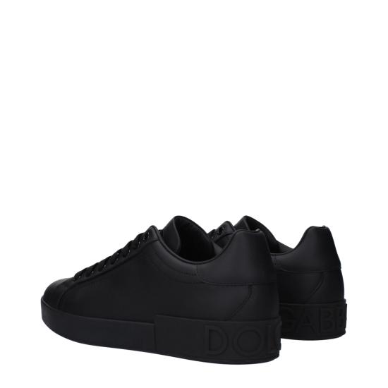 26SS 돌체앤가바나 카프스킨 포르토피노 스니커즈 CS1772A106580999 - DOLCE & GABBANA