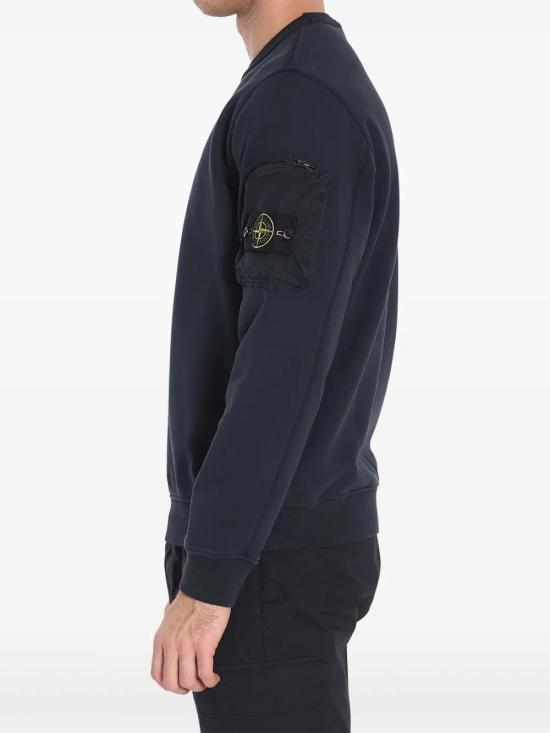  스톤 아일랜드 긴팔 티셔츠 K1S156100003S0123 navy - STONE ISLAND