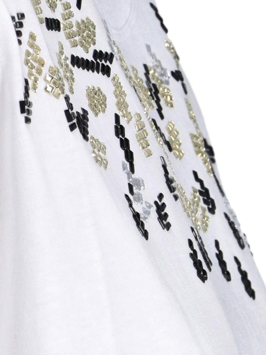  에르마노 설비노 반팔 티셔츠 D415L301CTUER10601 White - ERMANNO SCERVINO