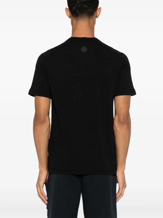  스톤 아일랜드 반팔 티셔츠 K1S152100020S0081 black - STONE ISLAND