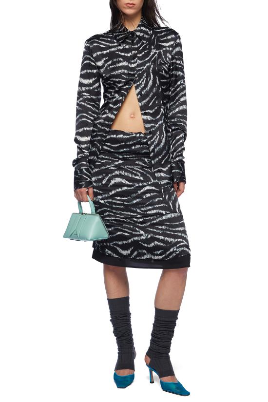 25SS 디 아티코 블라우스 250WCH00042VSE001PR 414 Black - THE ATTICO